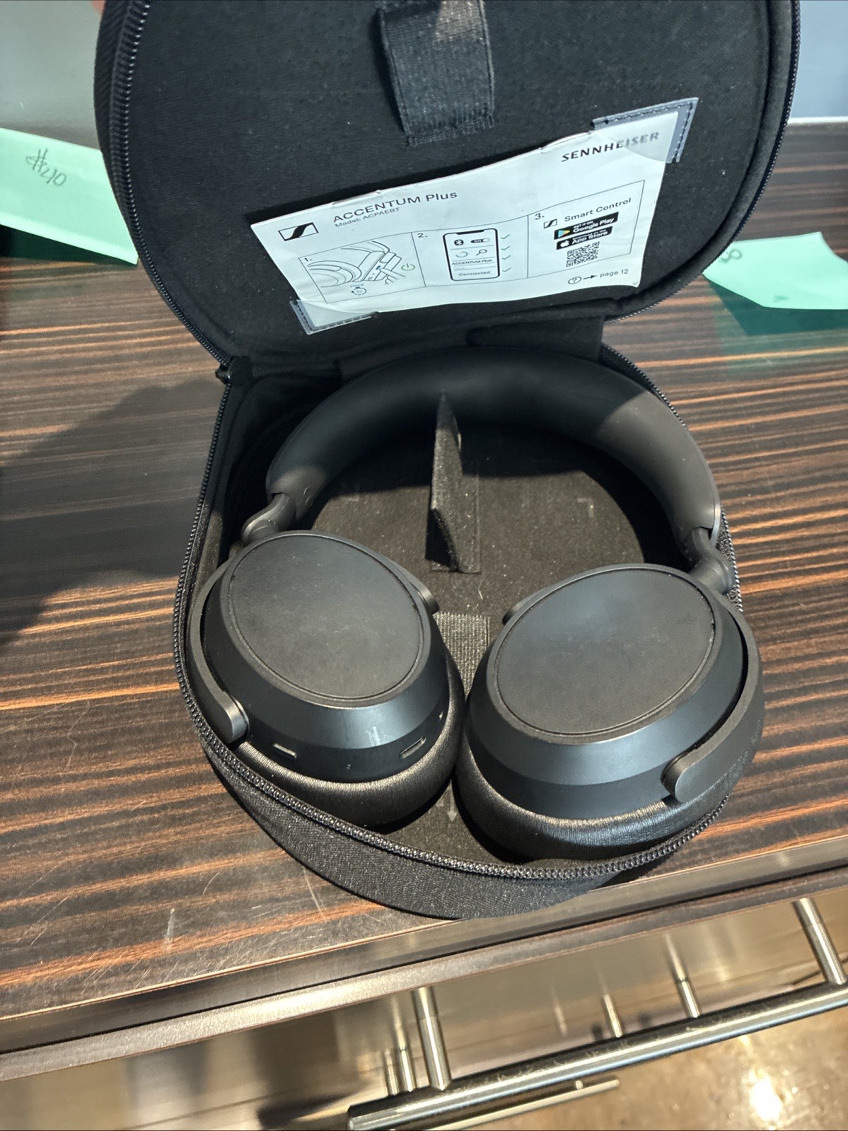 Sennheiser Accentum Plus Wireless Bluetooth Over-Ear Noise-Cancelling Headphones