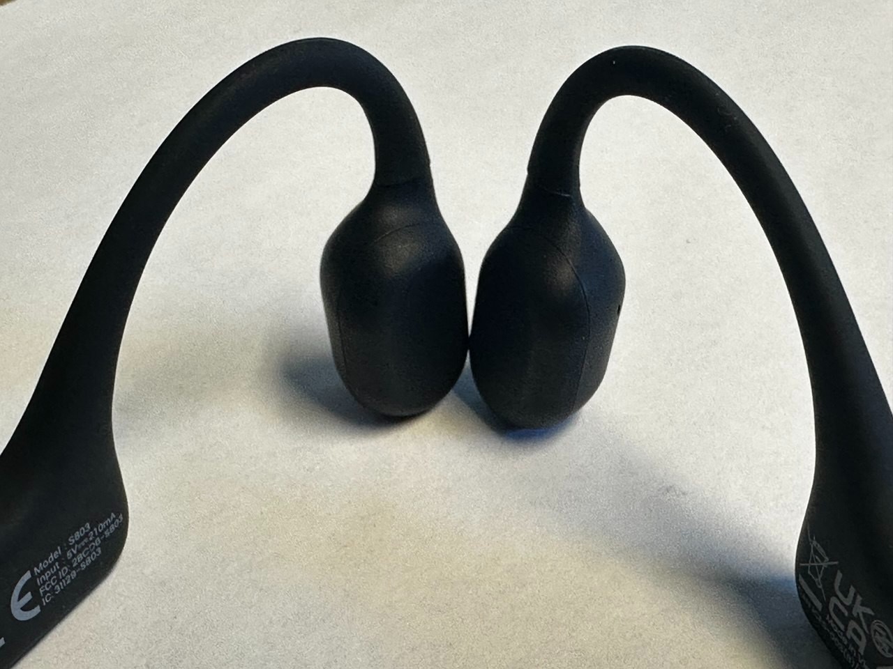 Shokz OpenRun Wireless Bone Conduction Headphones – Black (Model S803)