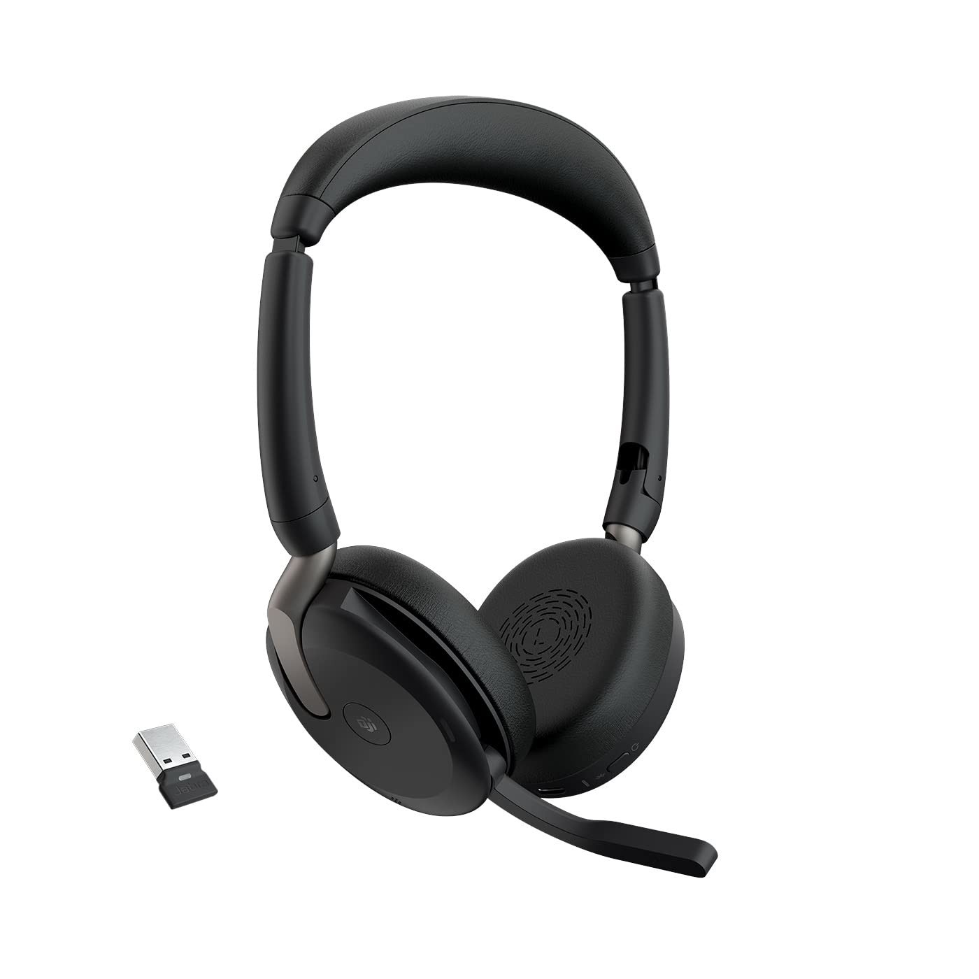 Jabra Evolve2 65 Flex Wireless Stereo Headset – MS, USB-A (26699-999-999-01)