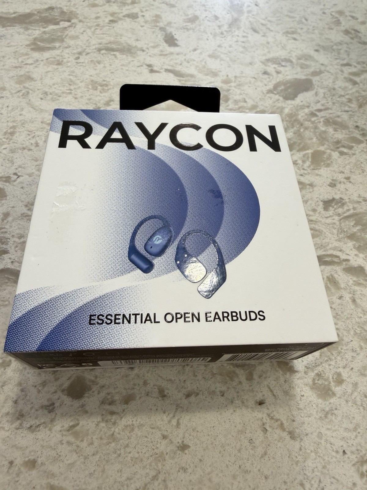 Black RAYCON Essential Open Earbuds True Wireless Bluetooth 36 Hr Battery