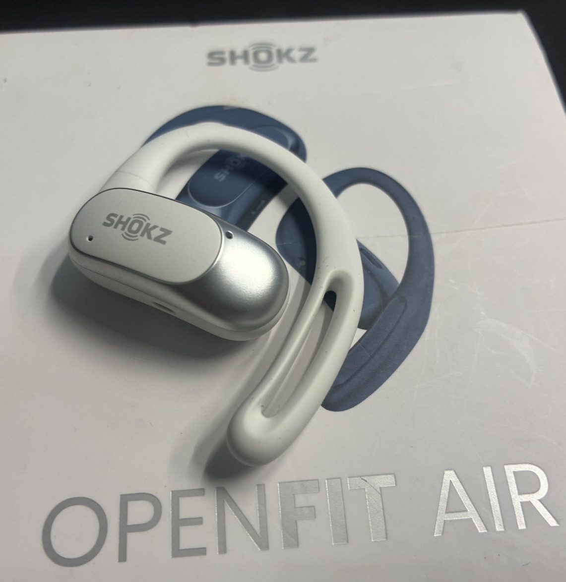 Original Shokz OpenFit AIR Open-Ear Left Side Only – White (T511)