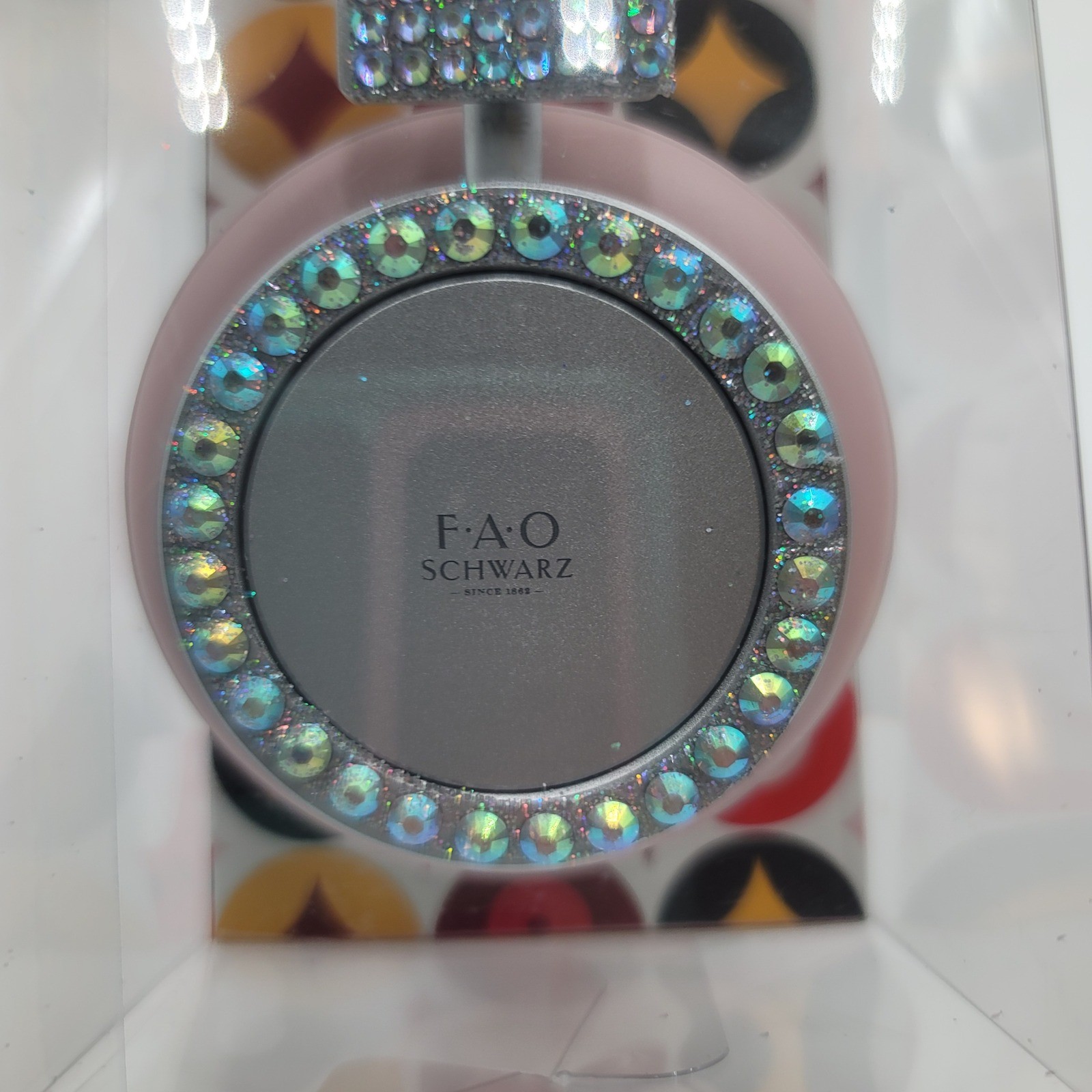 FAO Schwarz Bling Tunes Kids Bluetooth Headphones Pink Rhinestone Girls