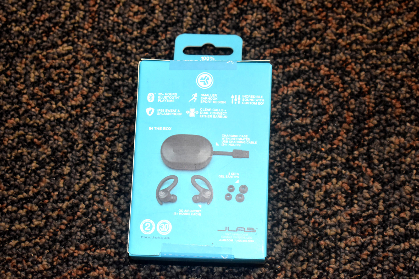 JLab GO Sport+ True Wireless Earbuds, Gym & Work Out Headphones, Bluetooth