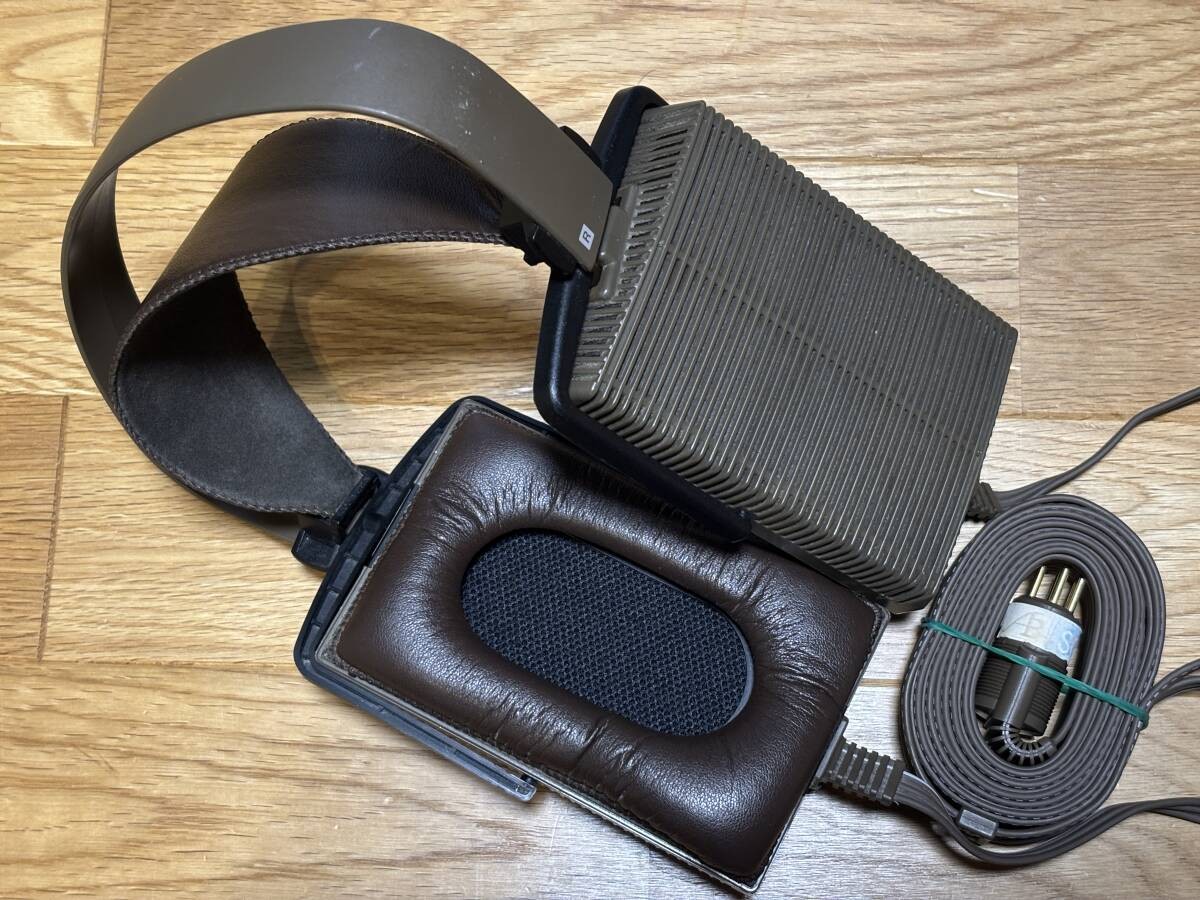 STAX SRM-222 AIRBOW SR SC-1 Earspeakers & Driver Unit w/ Power Supply MG01 3.0