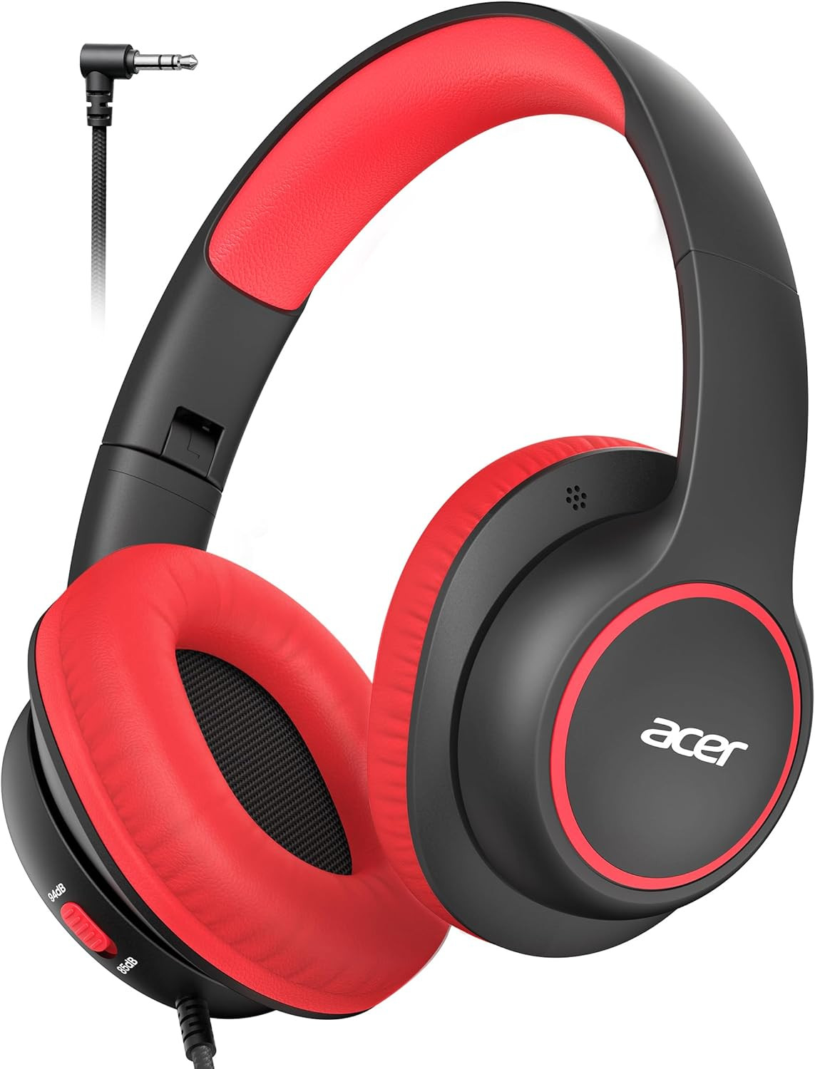 Acer Kids Headphones Wired for School – over Ear Design, 85/94Db Safe Volume Lim