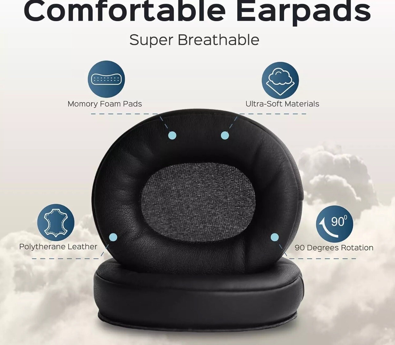 TREBLAB Z2 Sports Wireless Headphones Bluetooth HD Sound, Deep Bass, 35H Battery