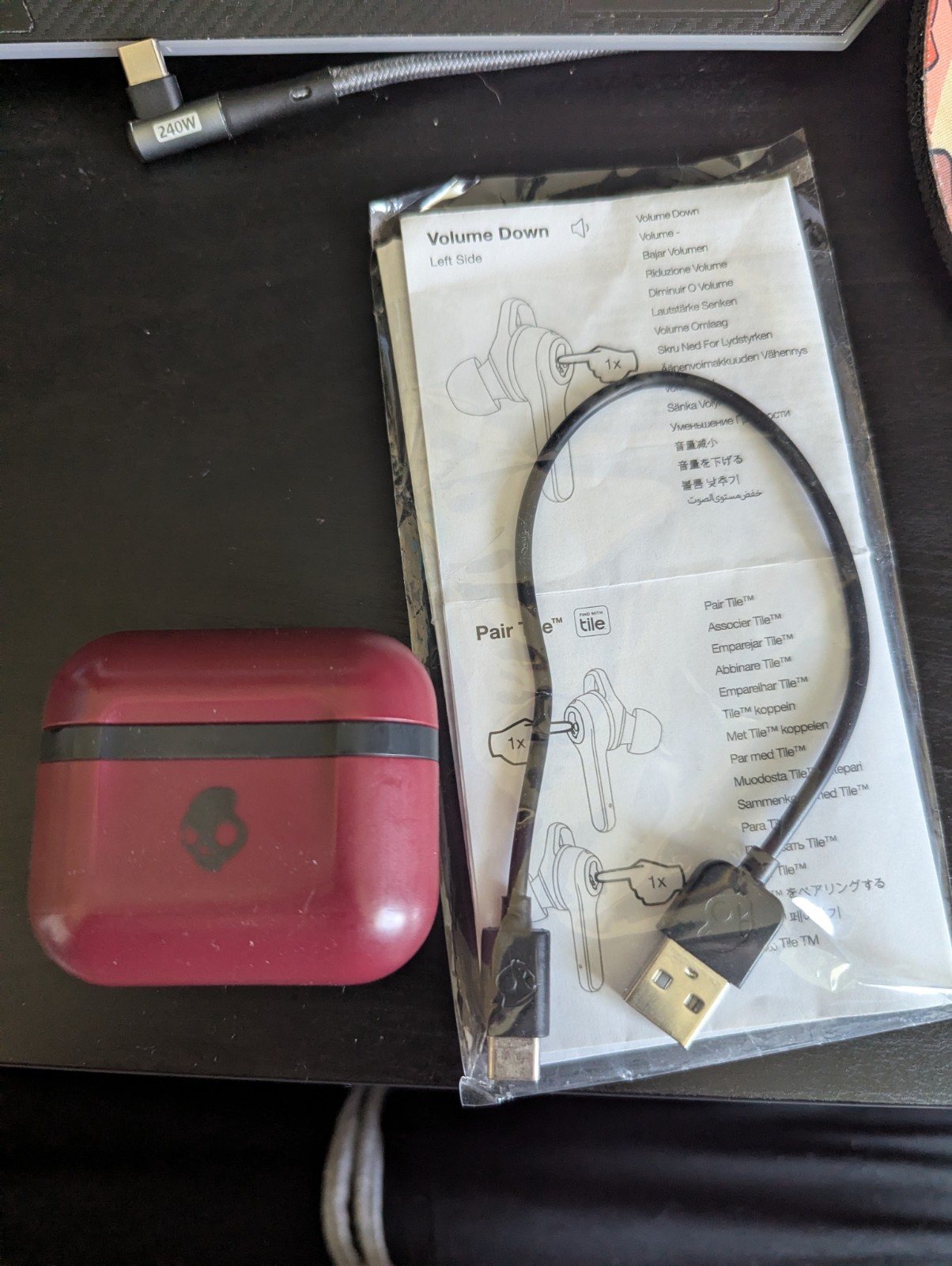 Skullcandy – Indy Evo True Wireless In-Ear Headphones Ear Buds Red Color