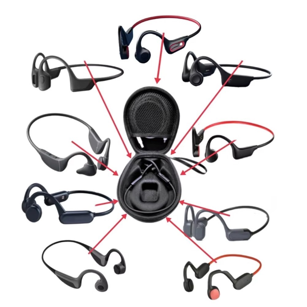 EVA Travel Solution for Bone Conduction Headphones Easy to Carry Design