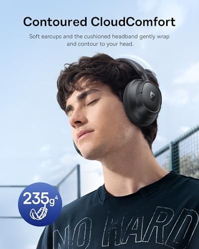 Baseus Bass BH1 NC Wireless Noise Cancelling Headphones Hi‑Res 80H Playtime