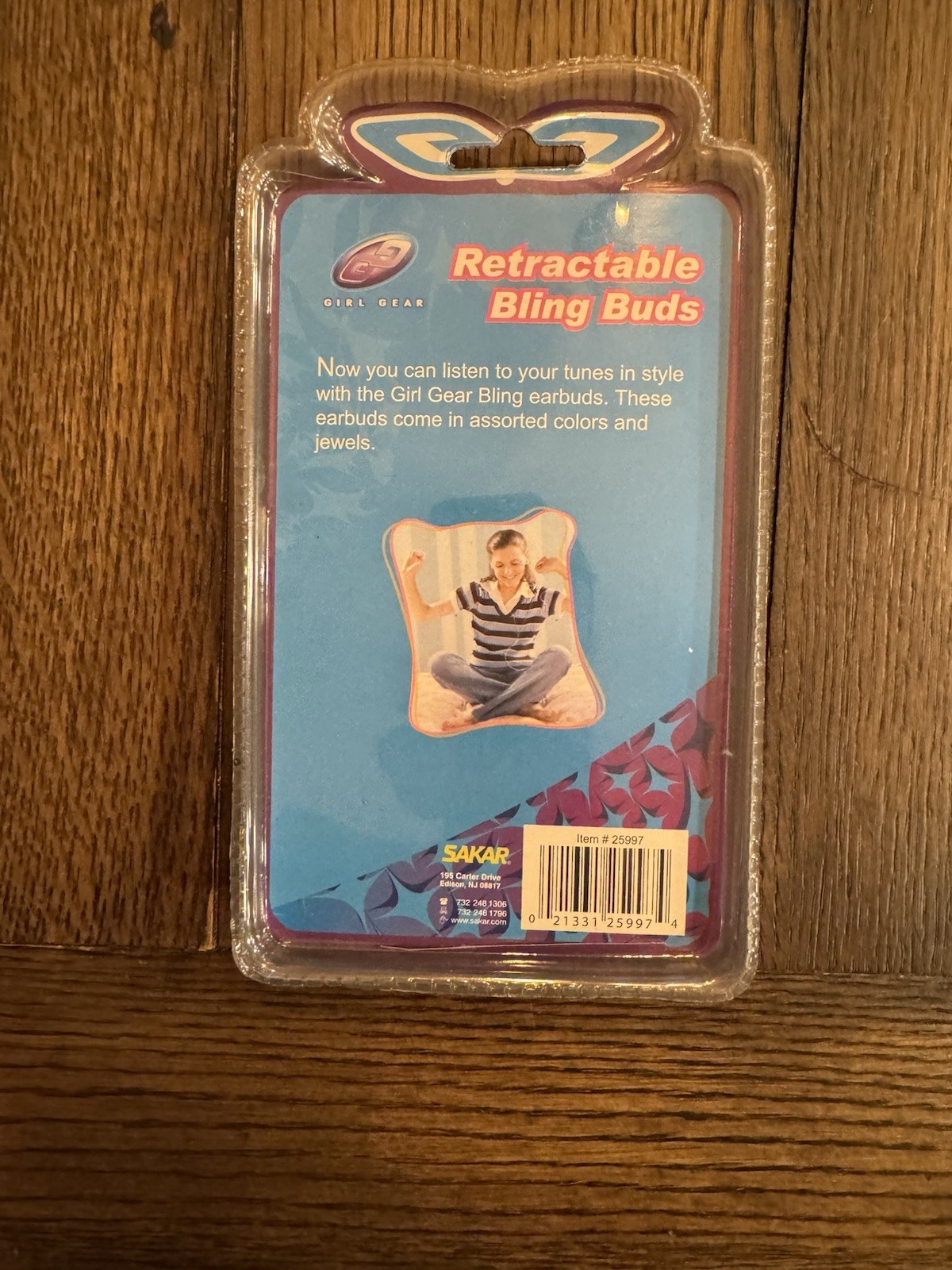 Girl Gear Retractable Bling Buds Earbuds Sealed 2000s Retro Y2K Headphones