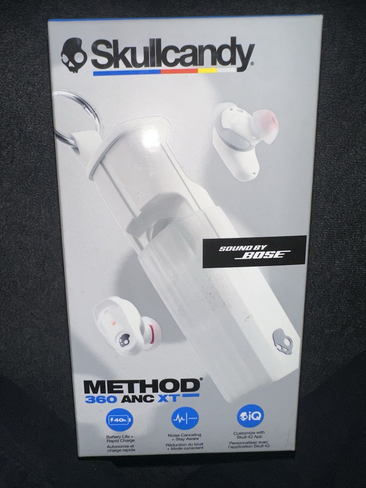 Skullcandy Method 360 ANC XT True Wireless in-Ear Earbuds, Bone White