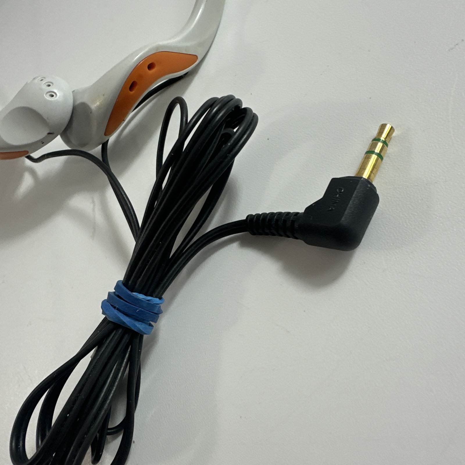 Sony MDR W014 Sports Walkman White Orange In Ear Headphones