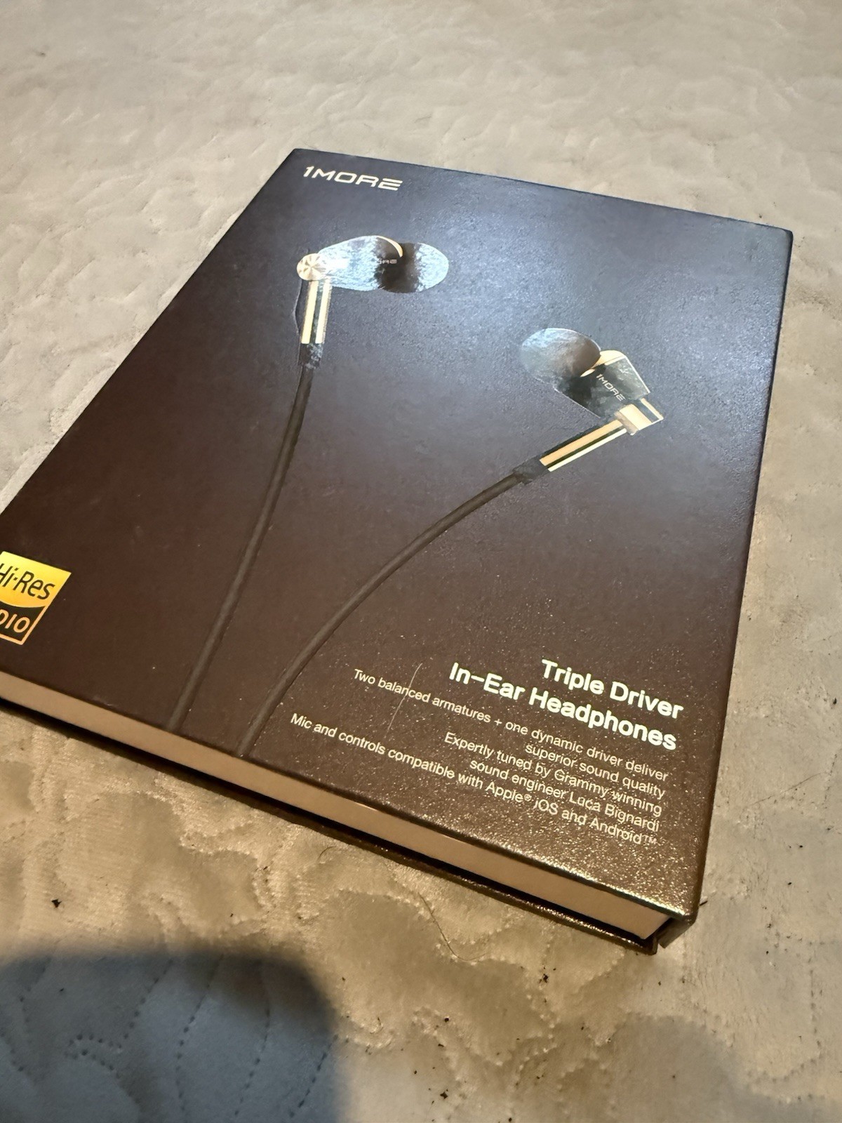 1more E1001 In Ear Wired Headphones – Gold