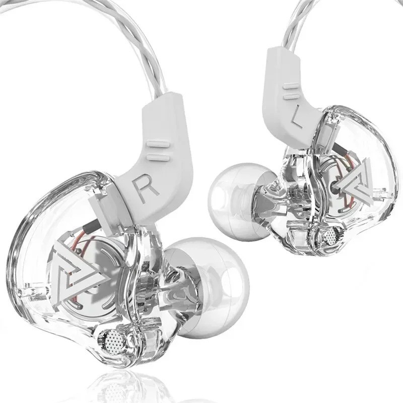 QKZ AK6 Wired In Ear Earphones with Mic 3.5mm Stereo Bass Headphones