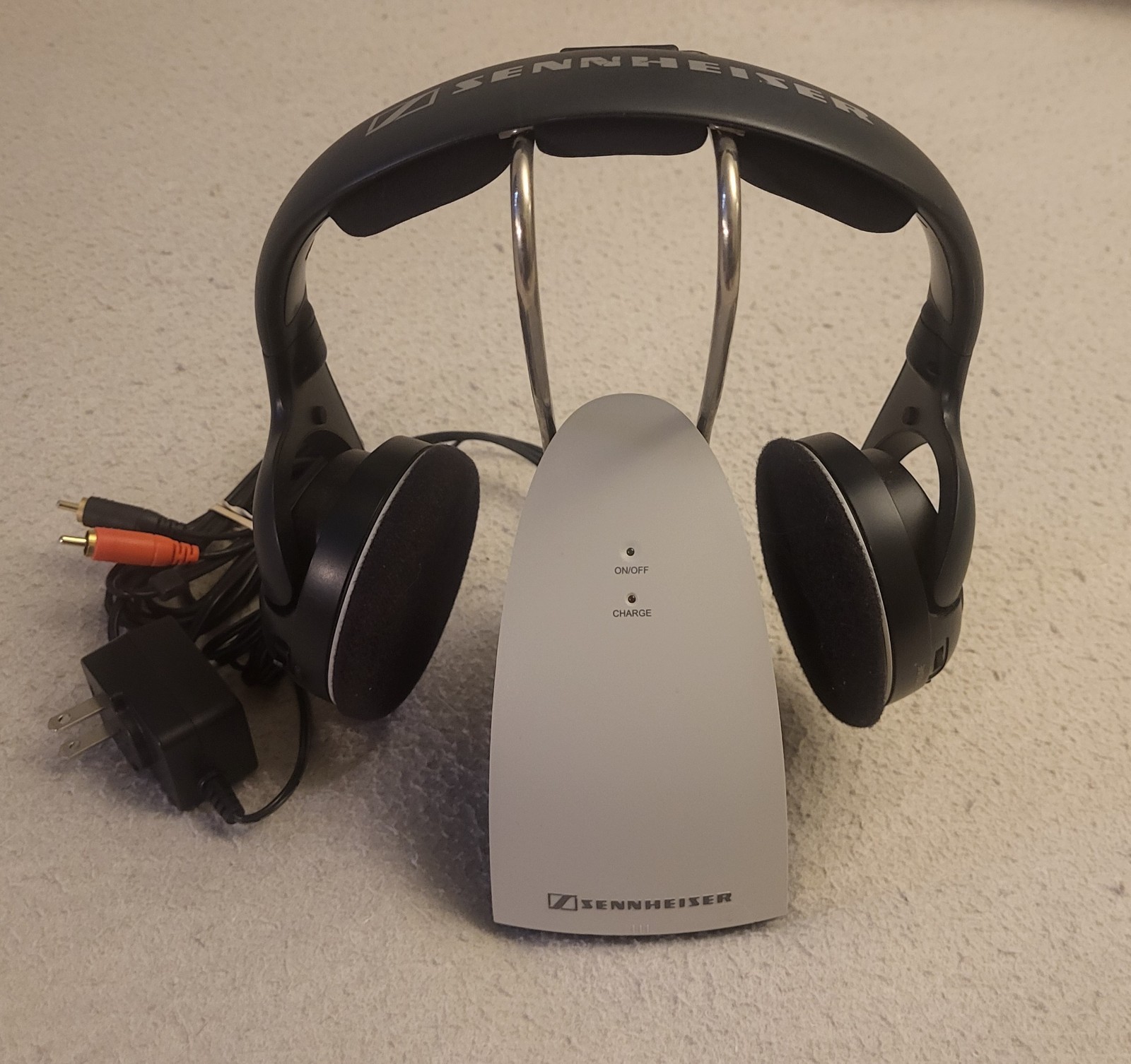 Sennheiser Wireless Headphones HDR120 & TR120 Charging Dock W/ Power Supply