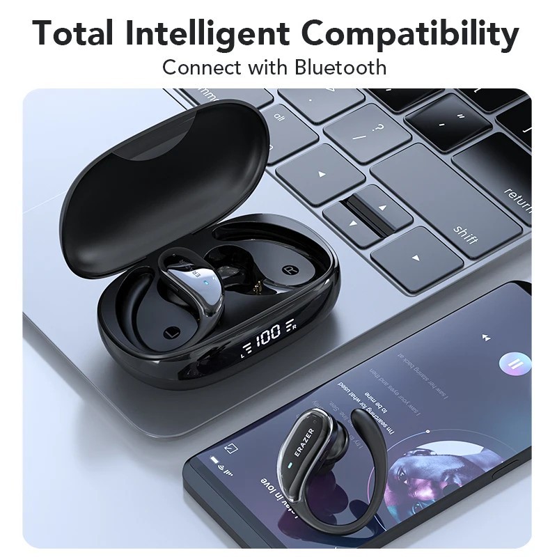 130+ Languages AI Translator Earphones Real Time Translator Headphones Smart Voice