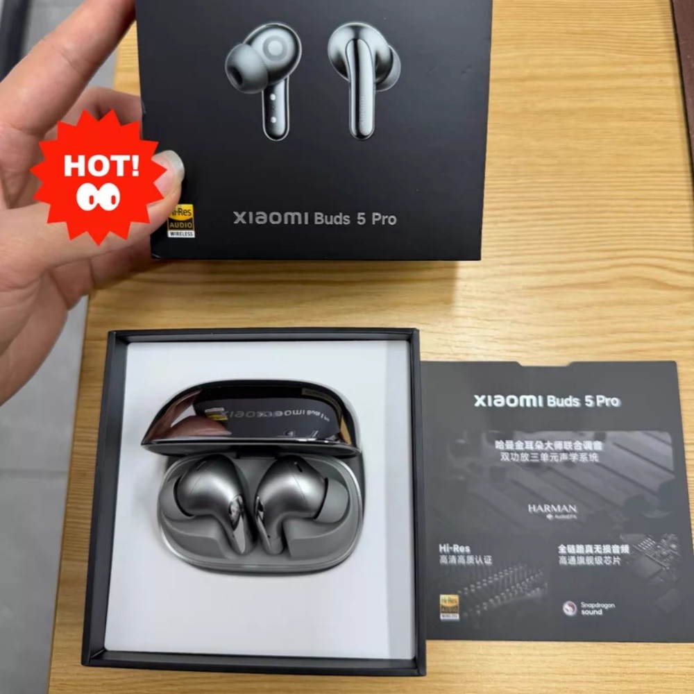Original Xiaomi Buds 5 Pro True Wireless Bluetooth Earbuds W/Noise Cancellation