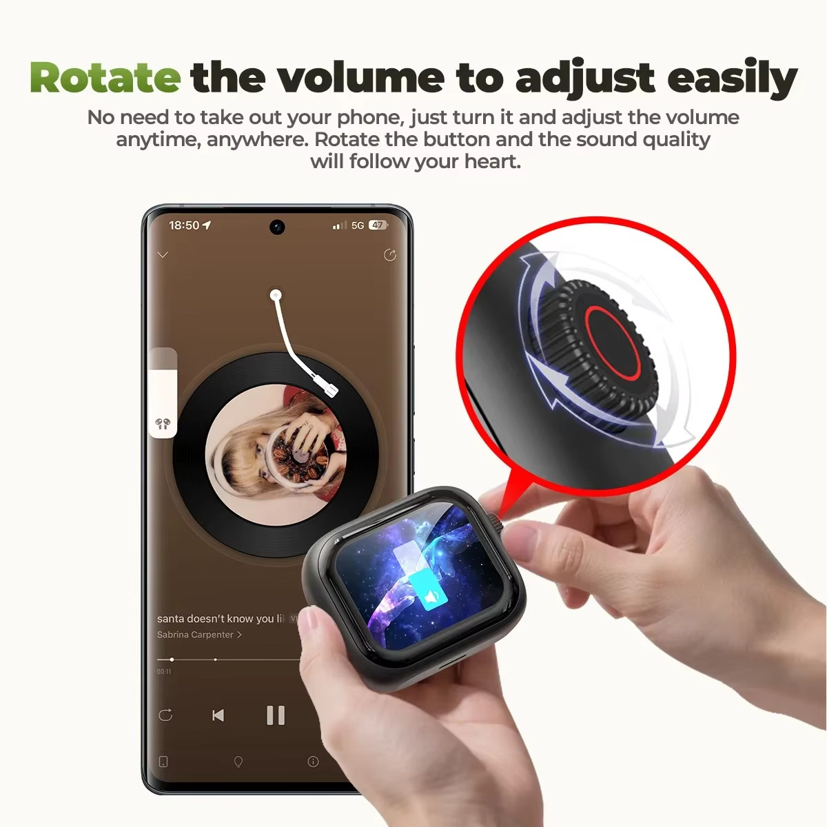[Ultra HD Screen] NE40 Earphones Bluetooth V6 TWS Sports Wireless Headphones AI