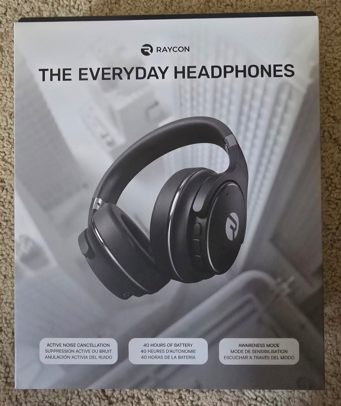 Raycon The Everyday Headphones Black