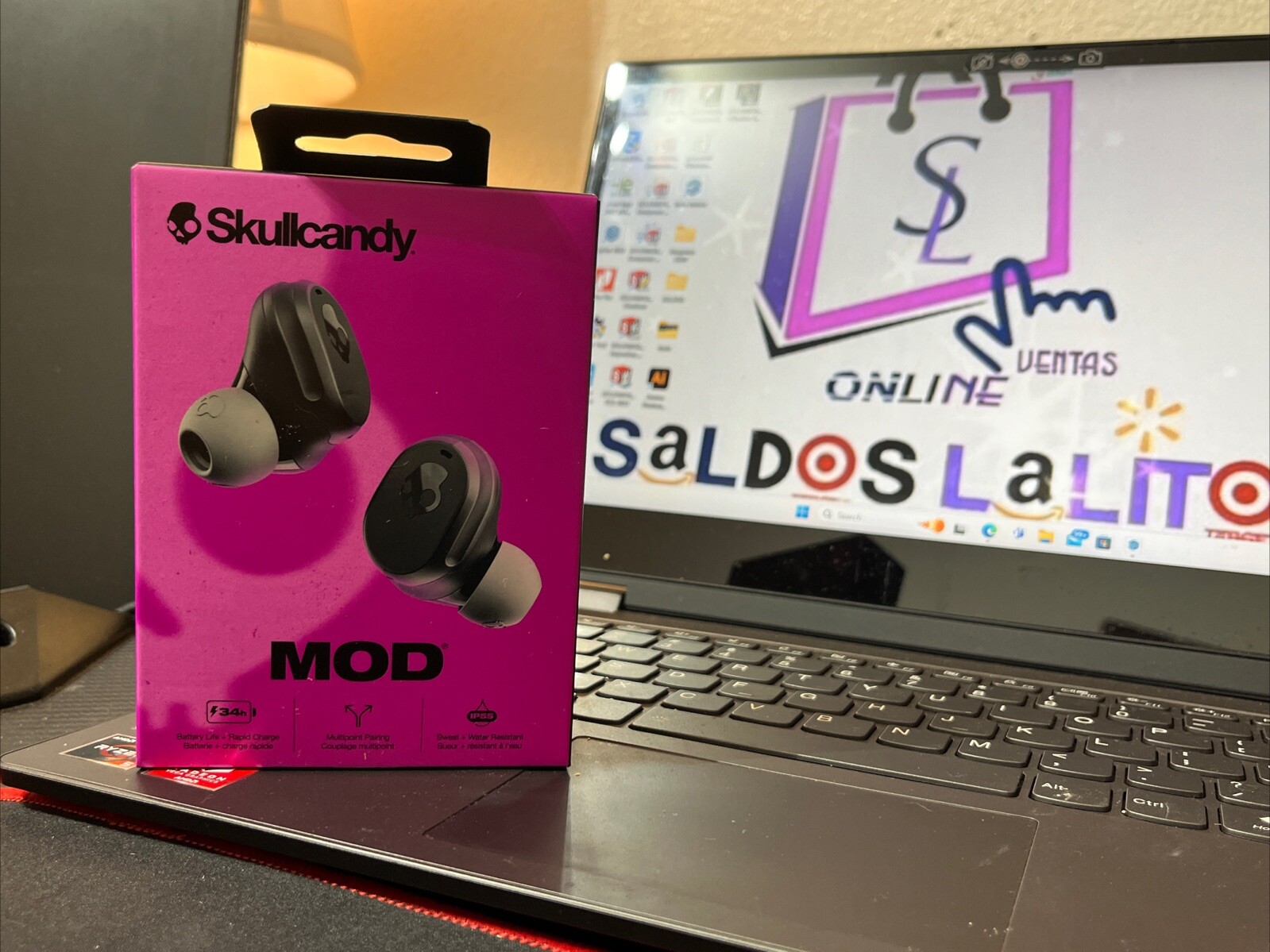 Skullcandy MOD Wireless Earbuds – True Black bluetooth