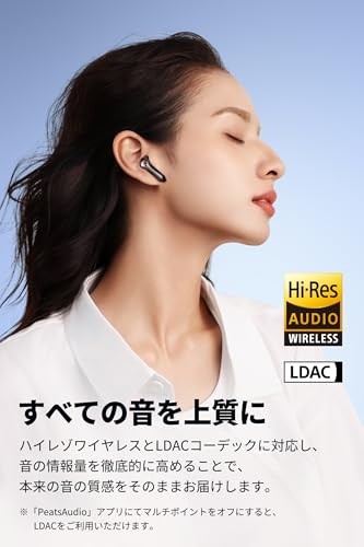 SOUNDPEATS Air5 Lite Wireless Earbuds LDAC Hi-Res Audio IPX5 Fast Charge