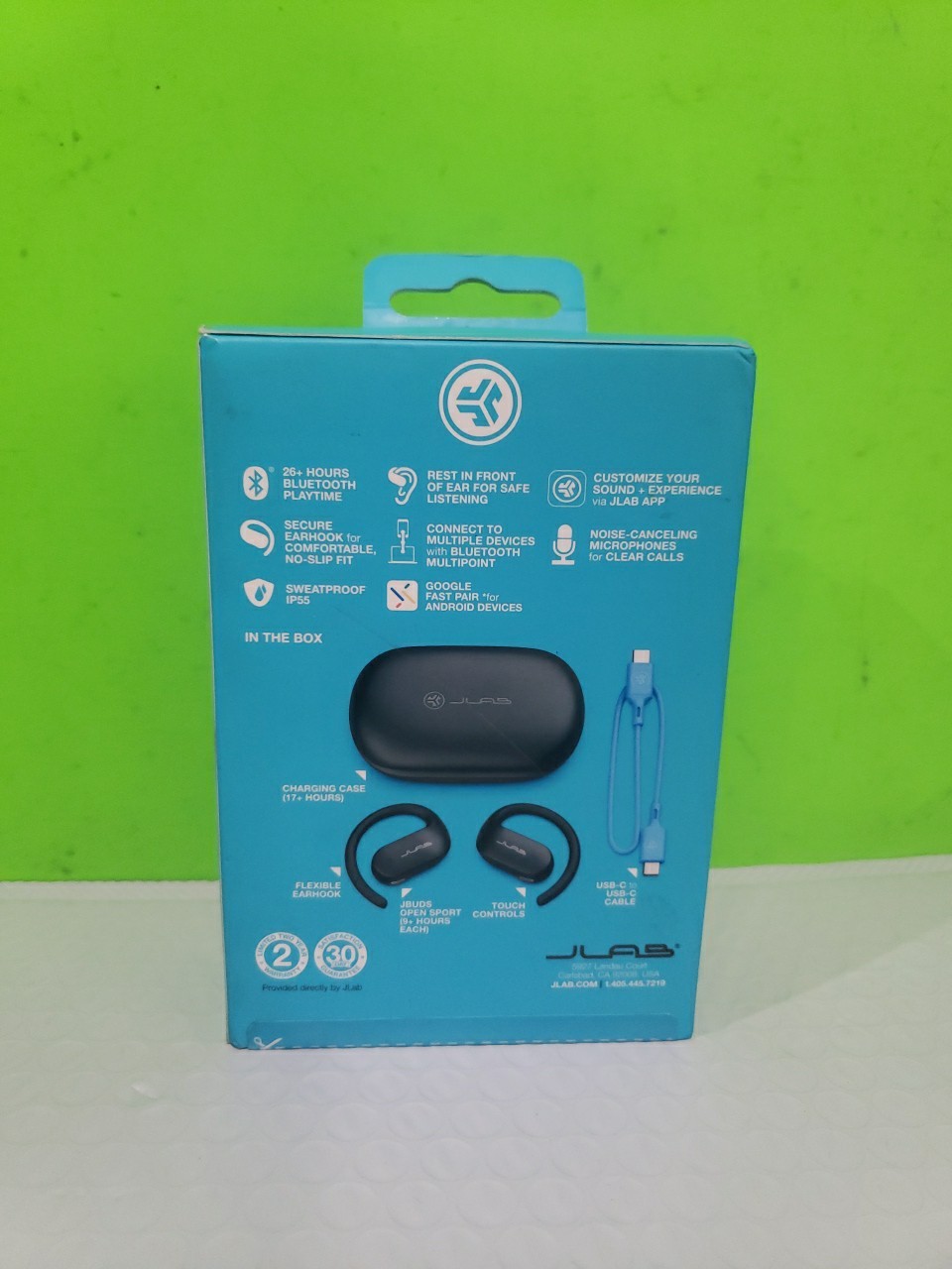 Jlab Jbuds Open Sport Air Conduction Wireless Earbuds Very Good Condition