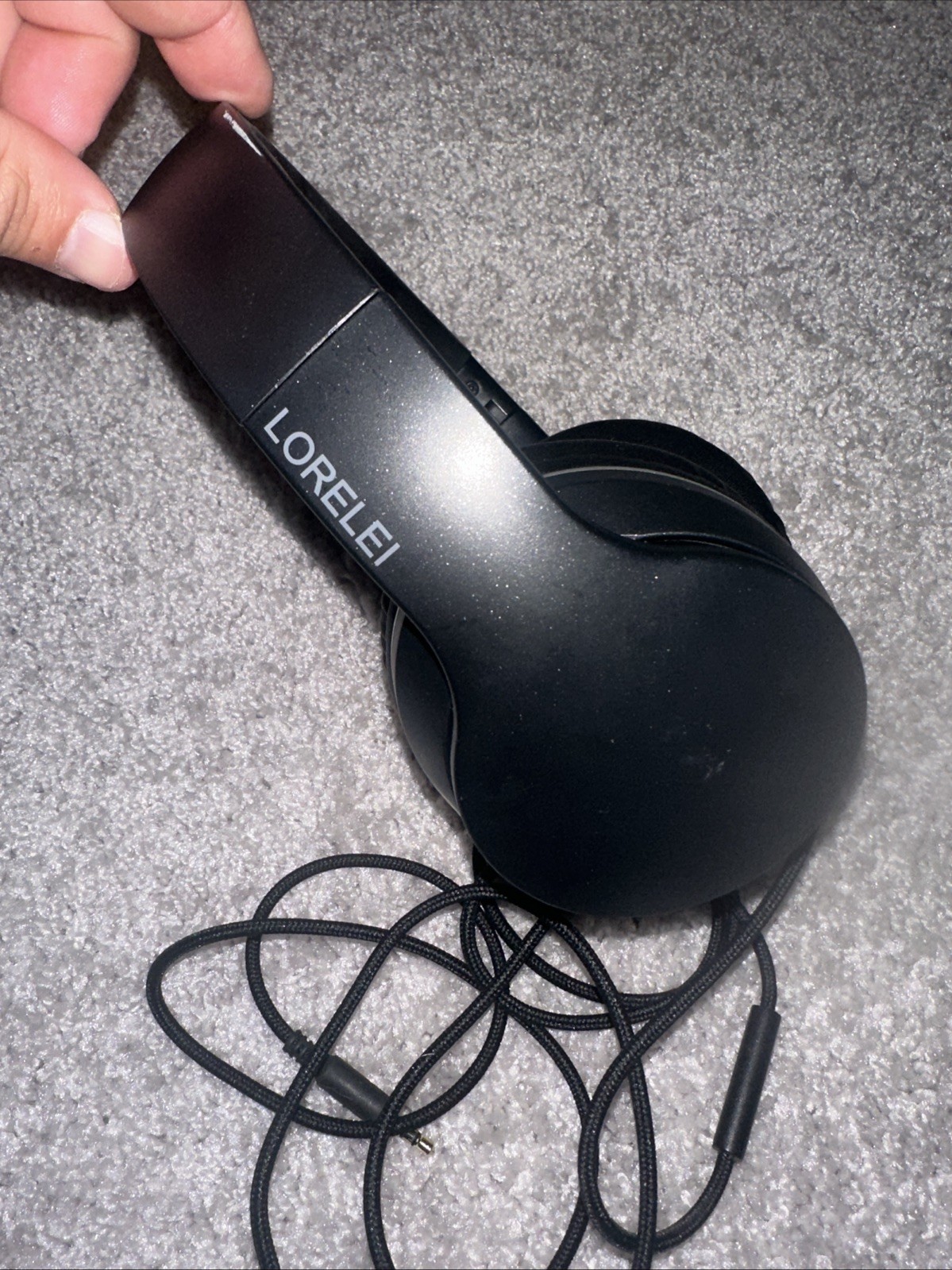 LORELEI X6 Over-Ear Wired Stereo Bass Headphones with Microphone, Lightweight