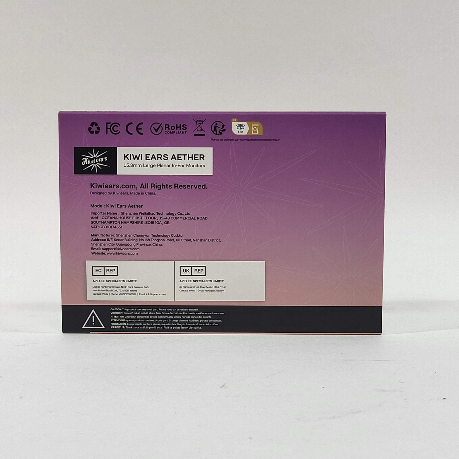Kiwi Ears Aether In-Ear Monitoring Headphones Black