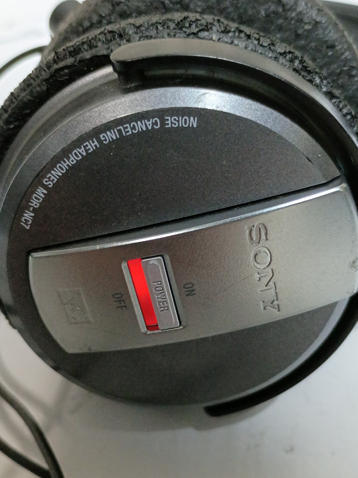 Sony MDR-NC7 Wired Noise Cancelling Foldable Black Headphones