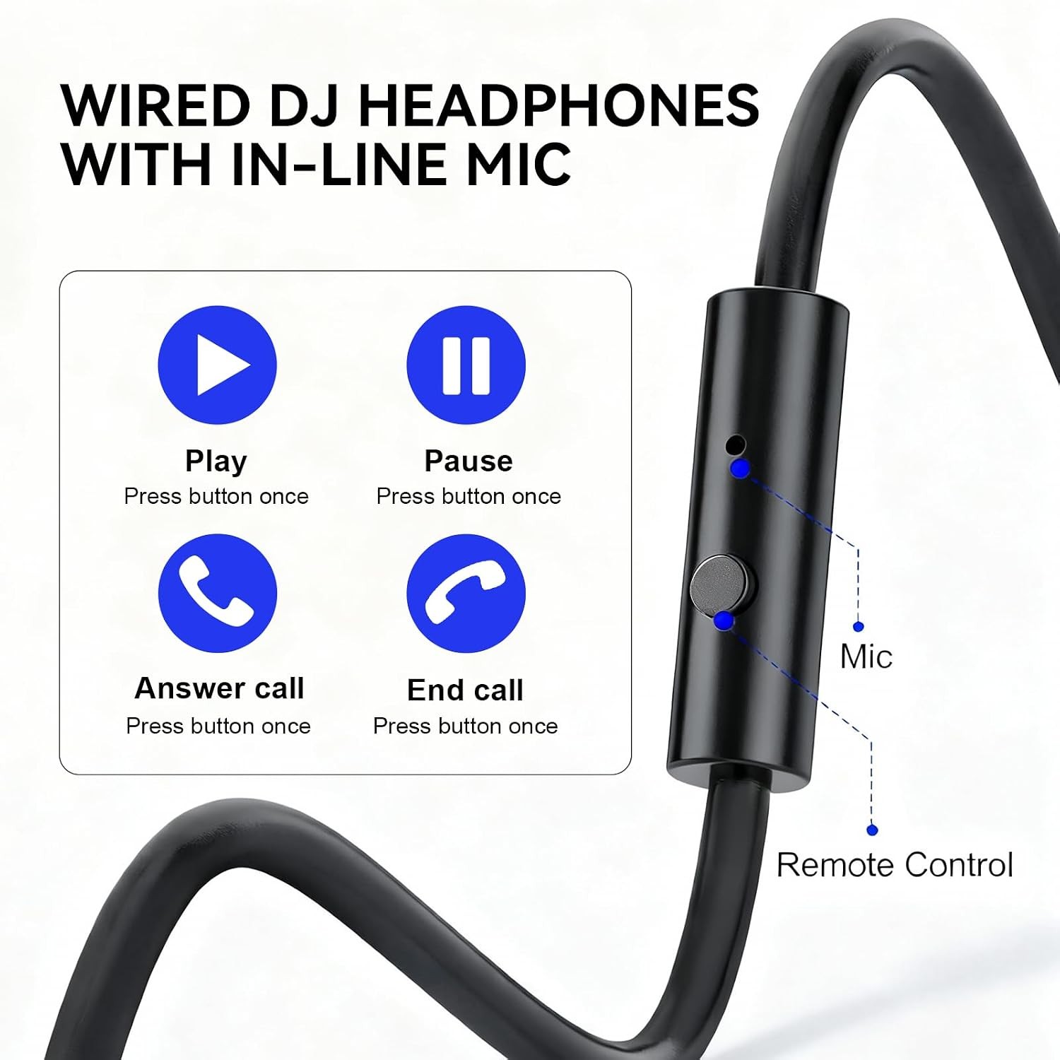 OneOdio Studio Over Ear Headphones Hi Res Sound Isolation Closed Back Mixing