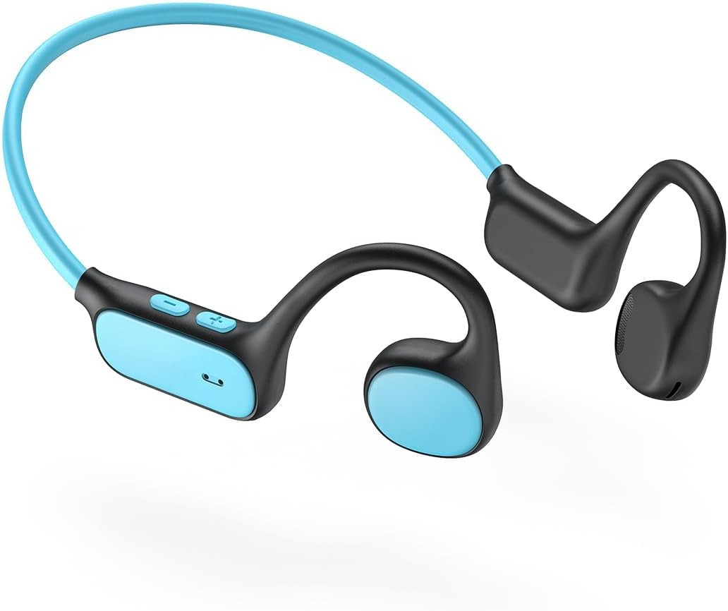 Kids Headphones, Bluetooth 5.4 Air Conduction Open Ear Headphones, Safe Volume 7