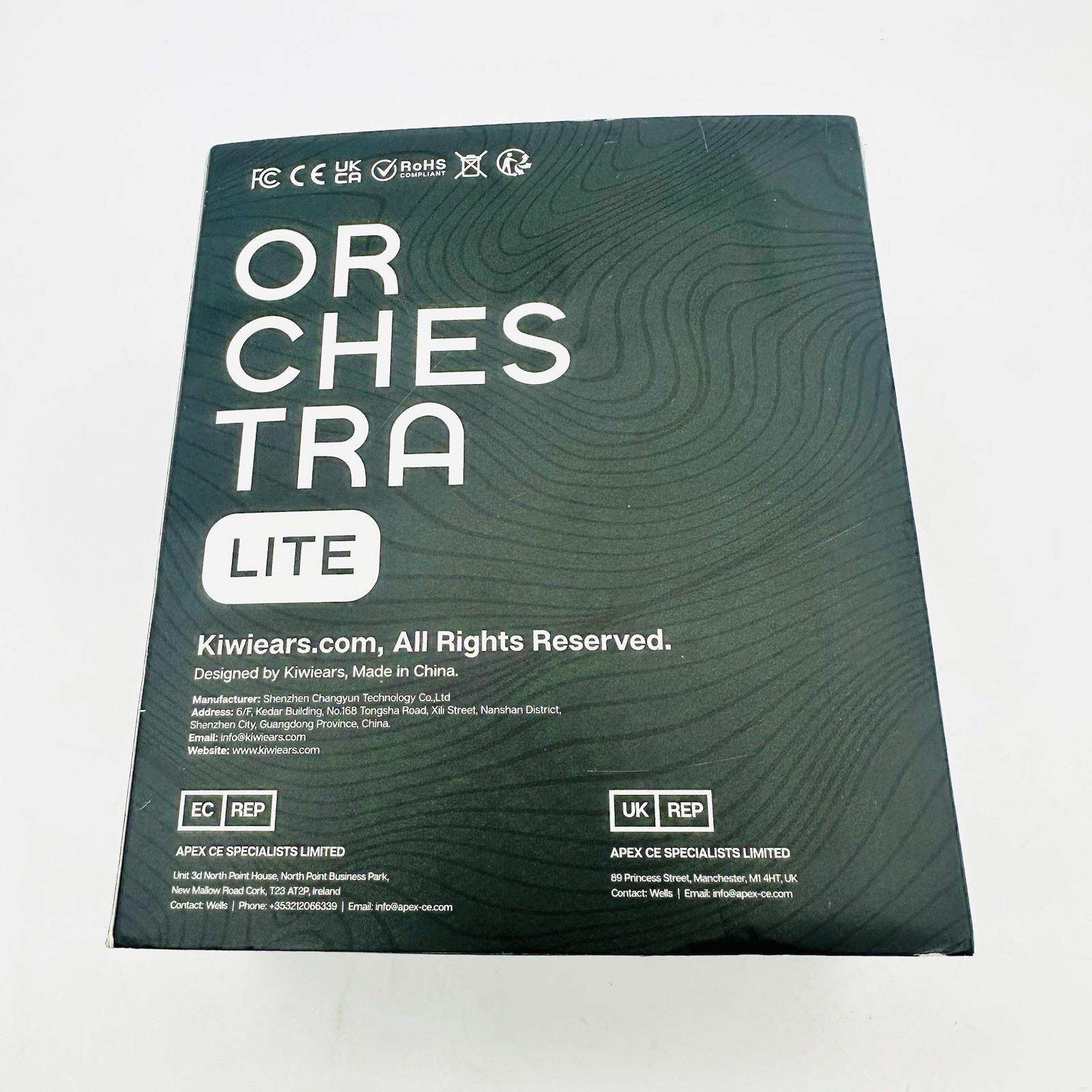 Kiwi Ears Orchestra Lite Wired Earphones High-Resolution Performance -Clear
