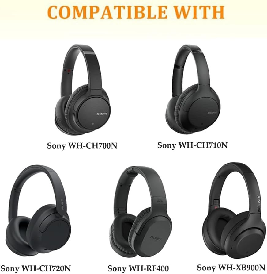 CS Cooling Gel Ear Pad Cushions For Sony XB900N WH-CH710N CH700N Headphones
