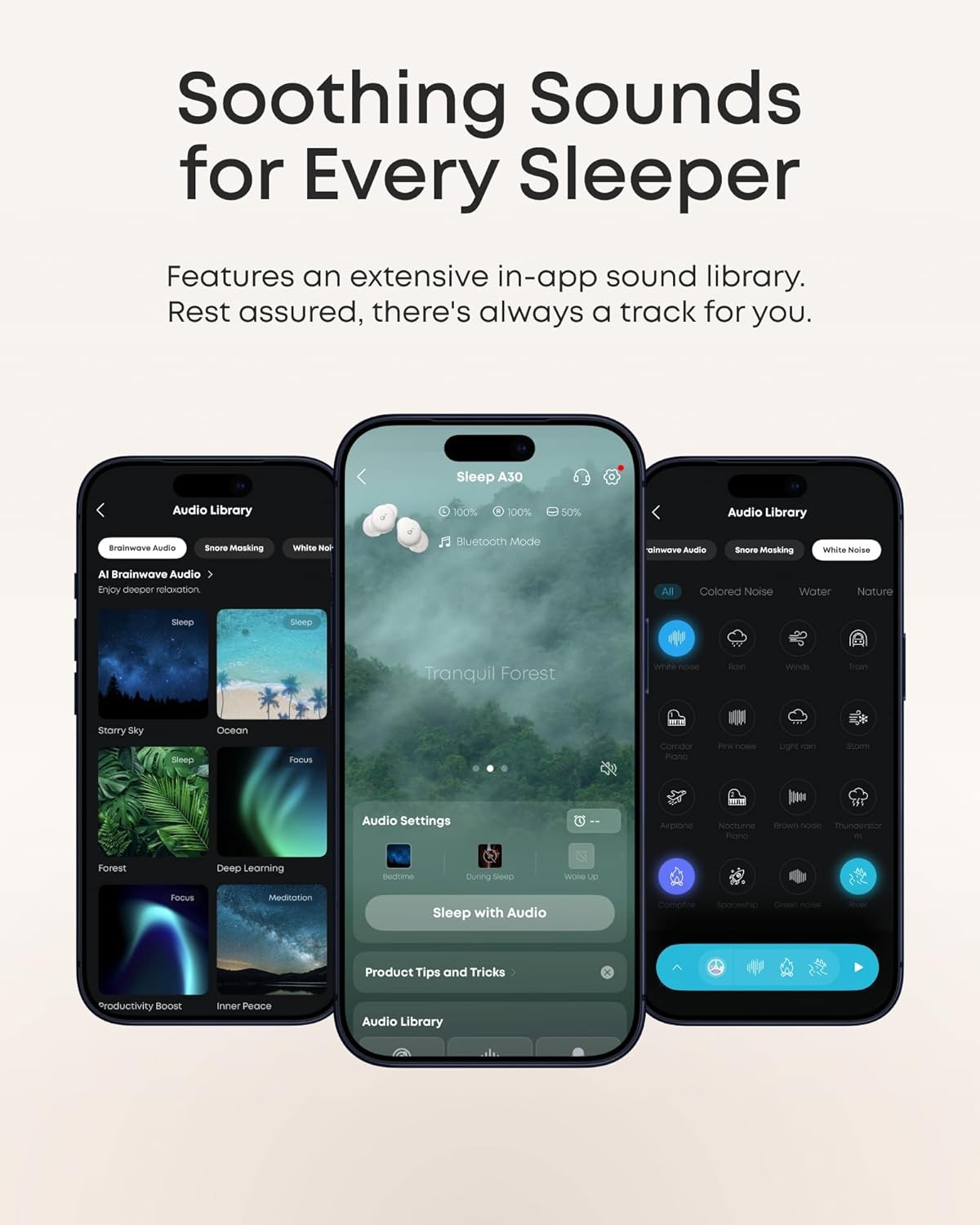 Soundcore Sleep A30 Special by Anker, Sleep Earbuds, ANC, Passive Isolation