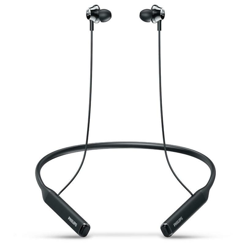 PHILIPS Bluetooth Neckband Headphones, Wireless Earbuds IPX5 Waterproof