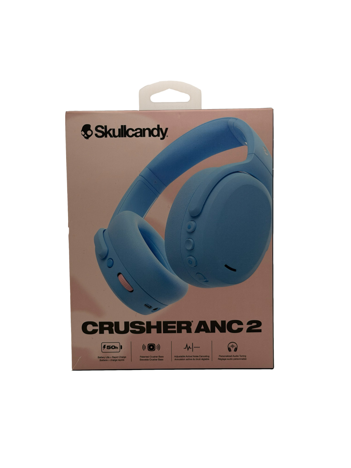 Skullcandy Crusher ANC 2 Hazard Bluetooth Headphones in Preppy Blue New & Sealed