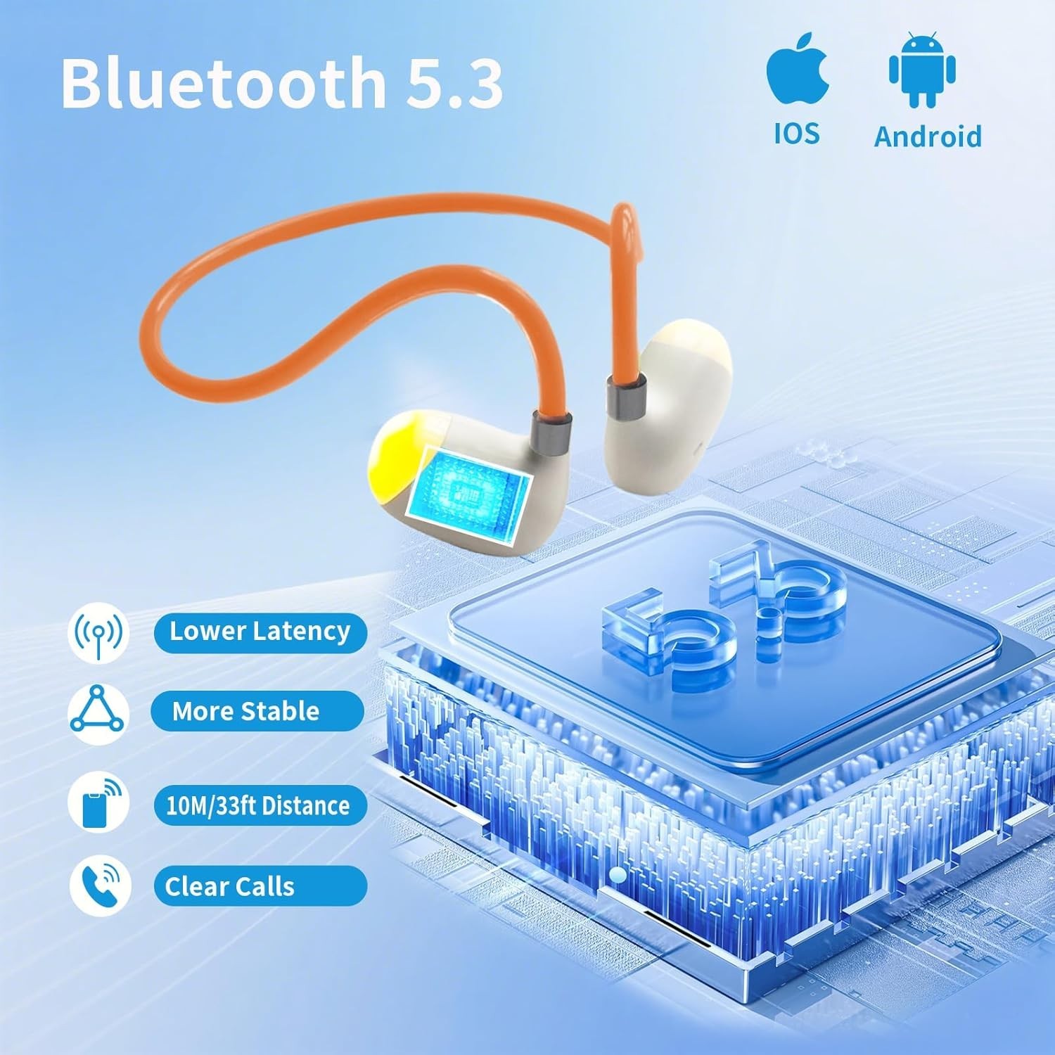 X3 Wireless Sport Earphones: Open Ear Comfort & Safety for Active Lifestyles