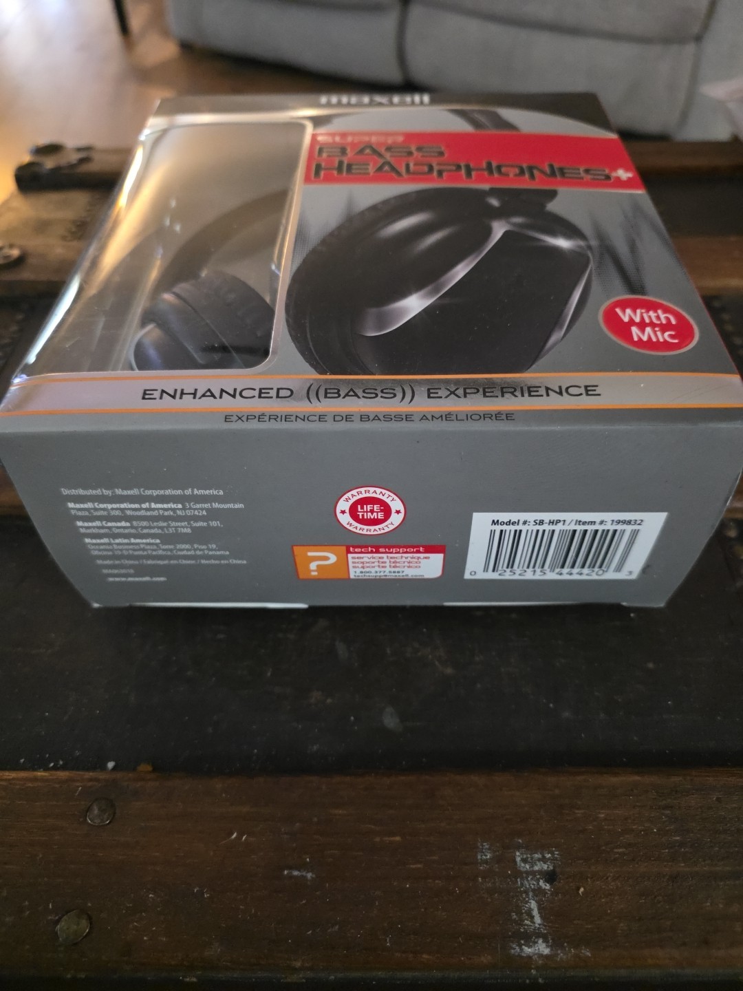Maxell Bass 13 Headphones with Mic Black