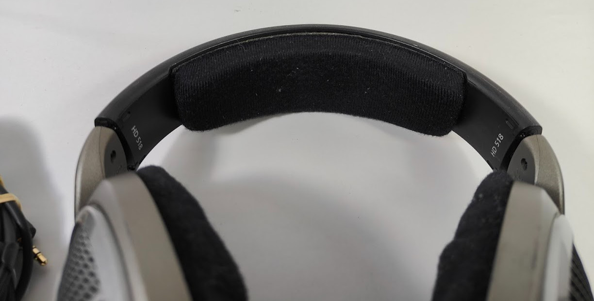 Sennheiser HD 518 Headphones Tested Working W/ 3.5mm Cord