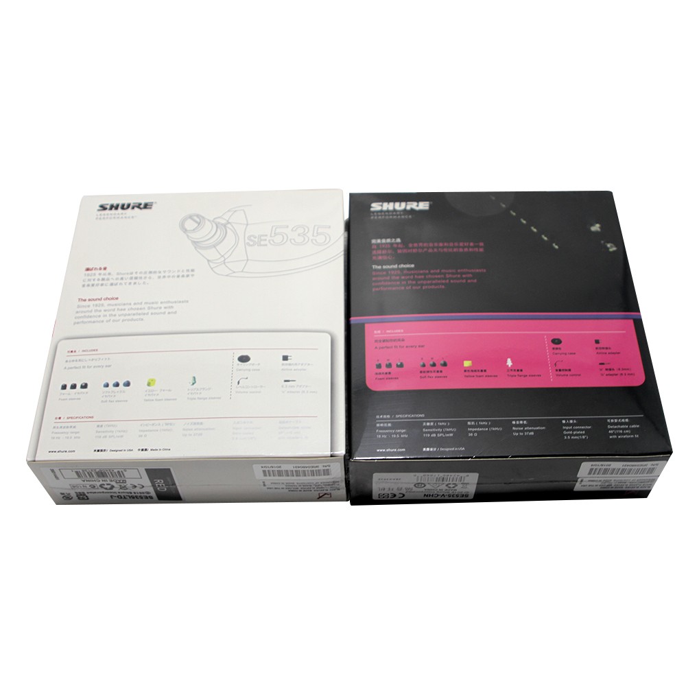 Headphone Human Voice 3.5mm Phone Sound Isolated SE 535 Earphone