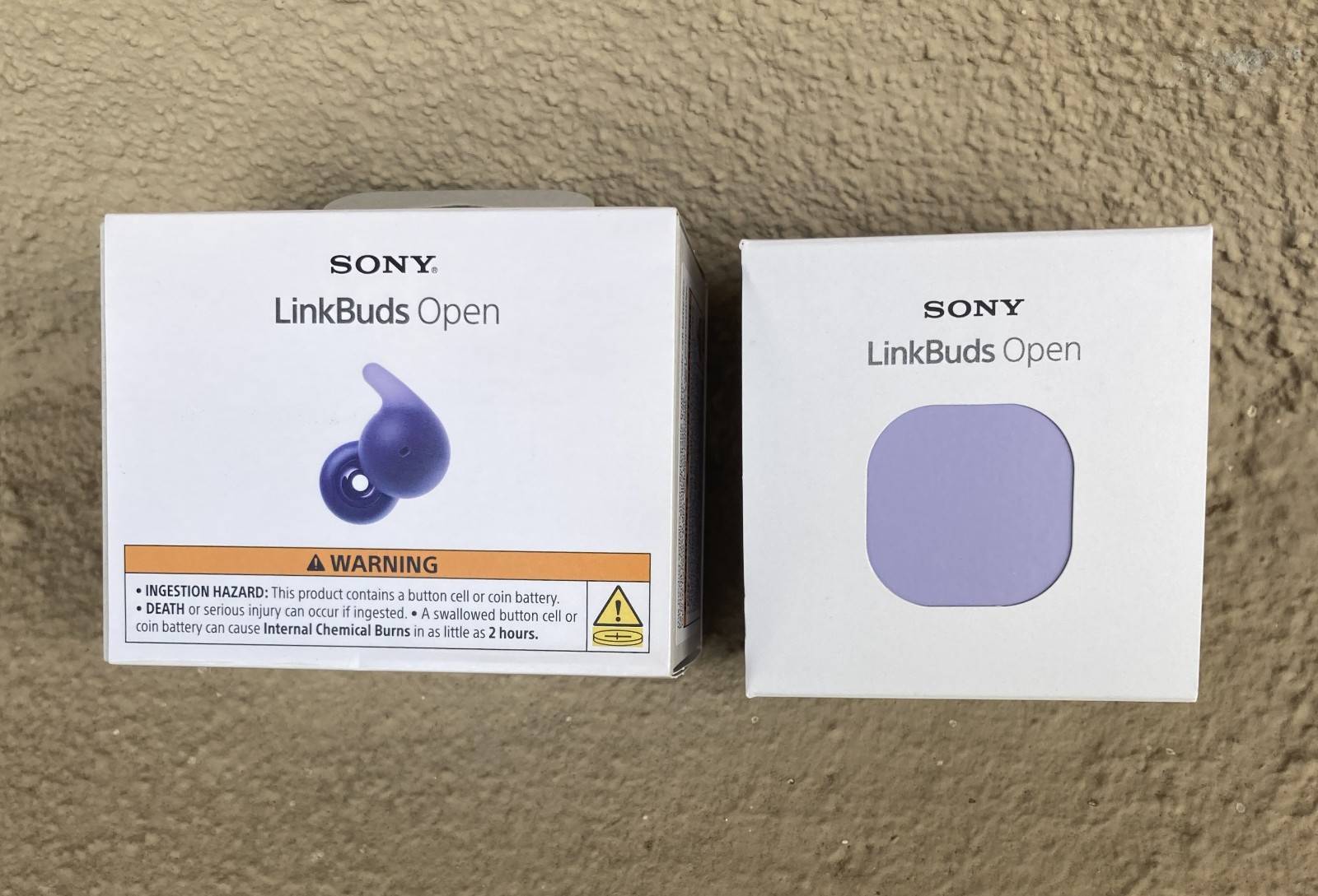 Sony – LinkBuds Open True Wireless Earbuds Bundle- VIOLET – Model WF-L910