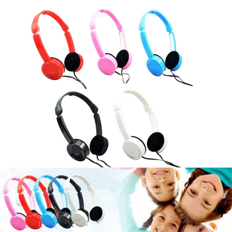 3.5mm Corded On-Ear Headset for Boys/Girls/Laptop/School/Tablet/Cellphone/Laptop
