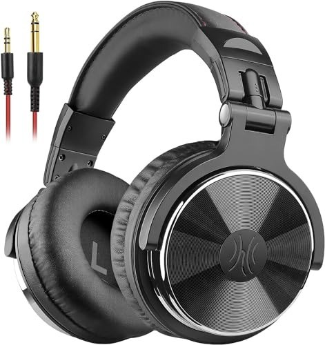 Comfortable Wired Over Ear Headphones with Sound Isolation – Perfect for Mixing