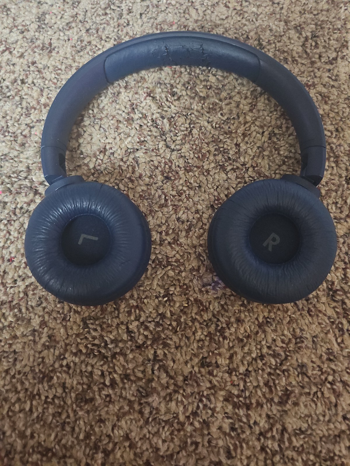 JBL T510BT Wireless Over-Ear Headphones – Navy Blue