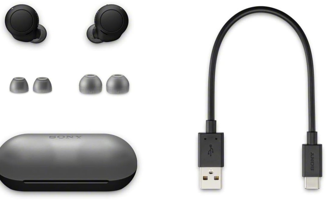 Sony Black WF-C500 Wireless In-Ear Bluetooth Earbud Headphones With Mic