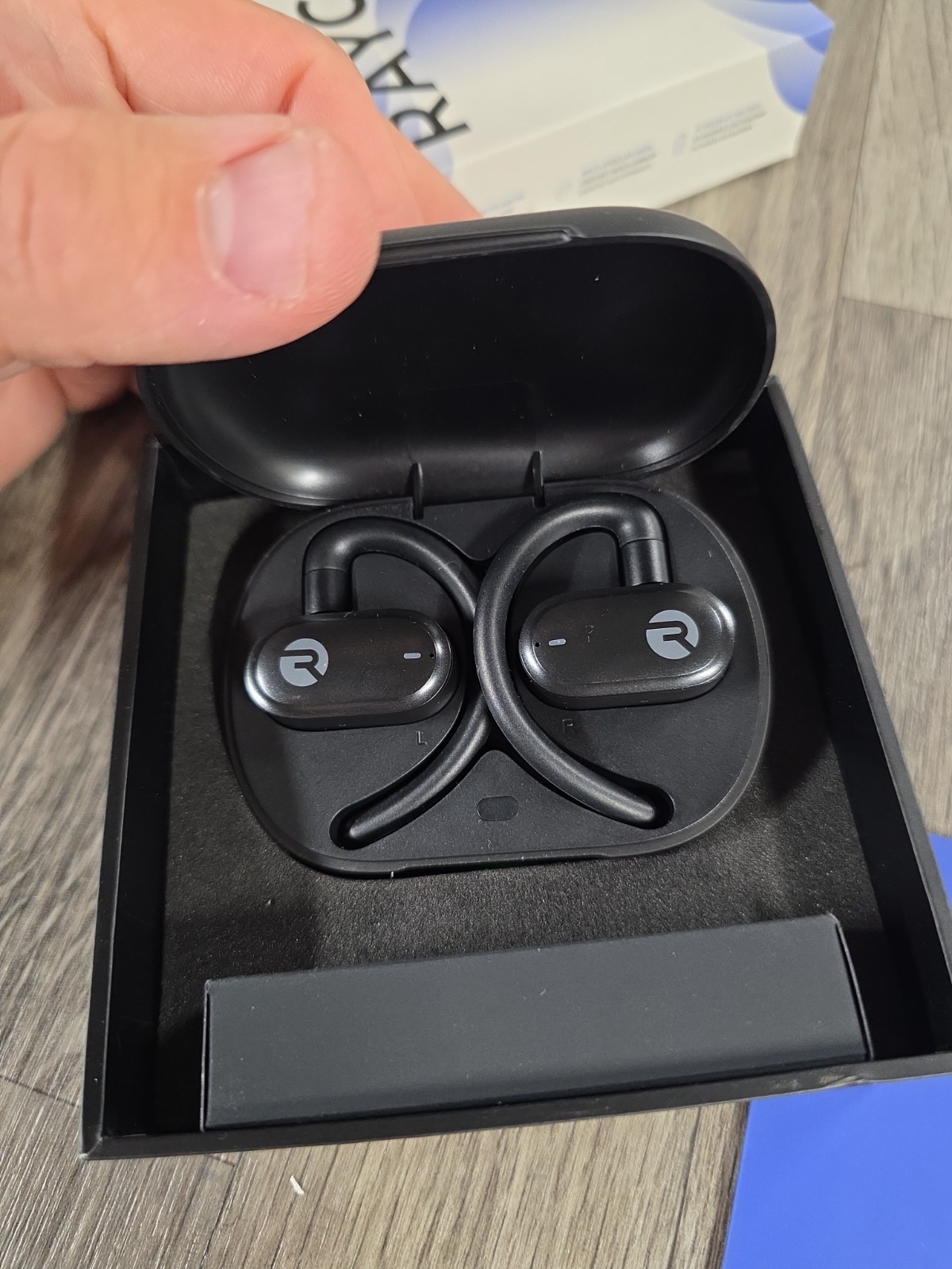 Raycon Fitness Open Earbuds Bluetooth Wireless RBO725B – Black