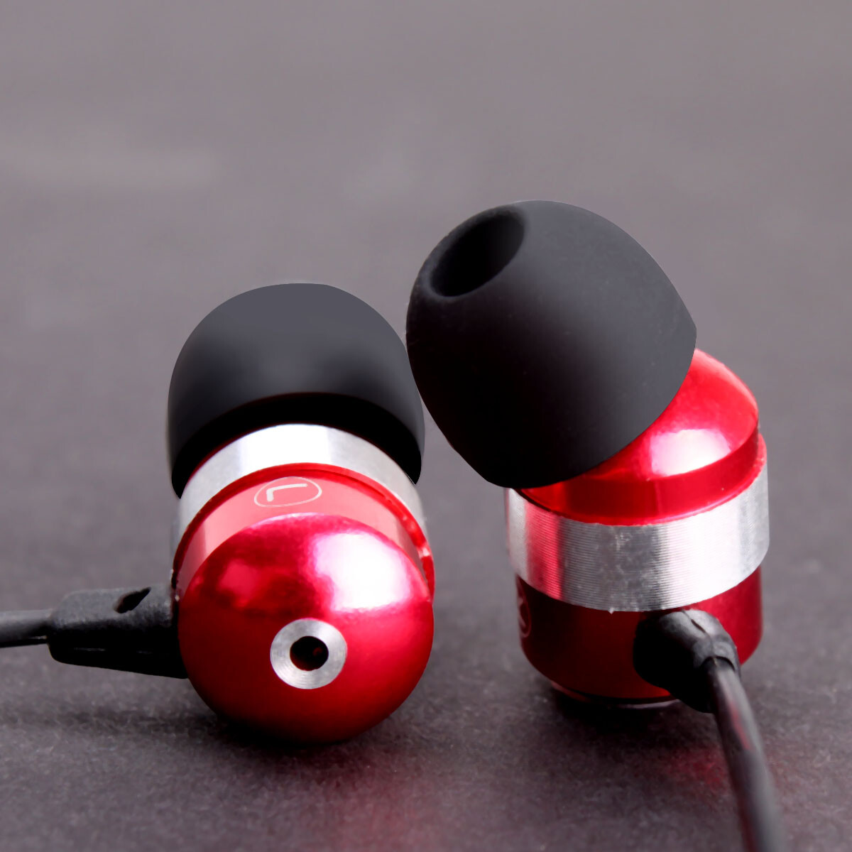 GOgroove AudiOHM HF Noise Isolating Earphone Headset with Built-in Microphone
