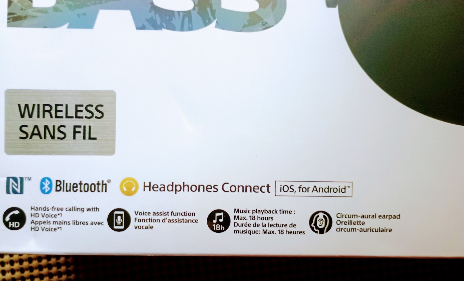 Sony MDR-XB950B1 Extra Bass Wireless Over-Ear Headphones – Black New Sealed