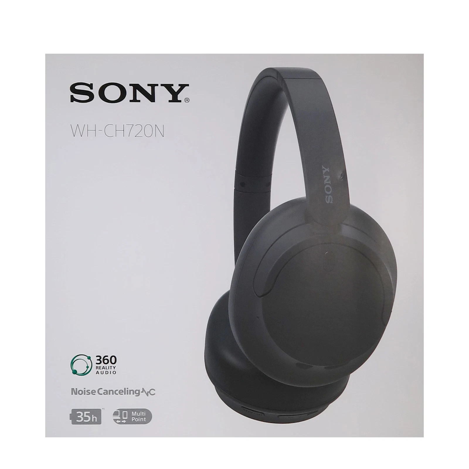 Sony WH-CH720N/BZ Noise Canceling Wireless Headphones Bluetooth Over Ear Black