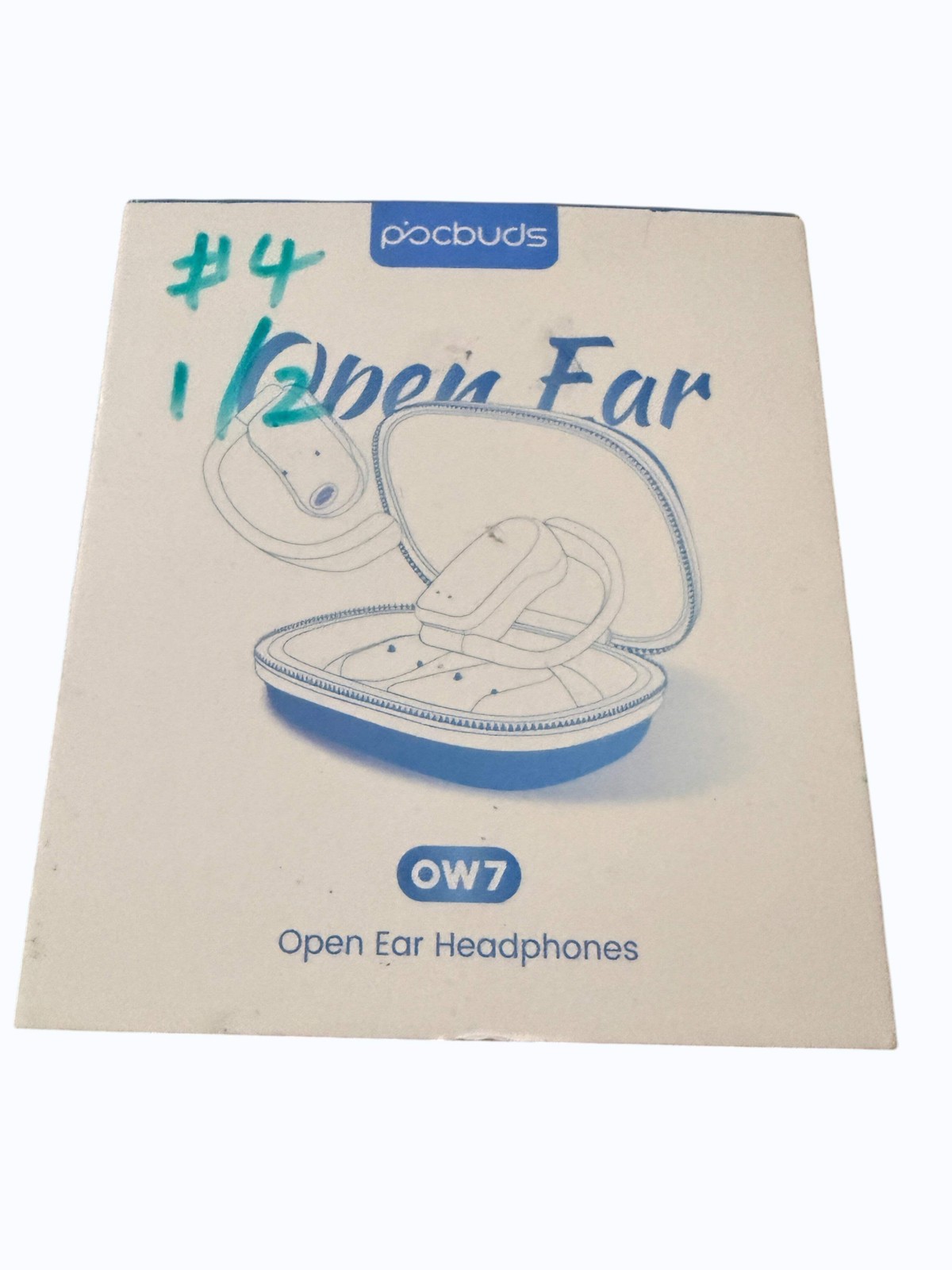 podbuds OW7 Open-Ear Headphones True Wireless Bluetooth Ear-Hook